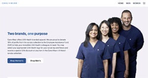care and wear scrubs website