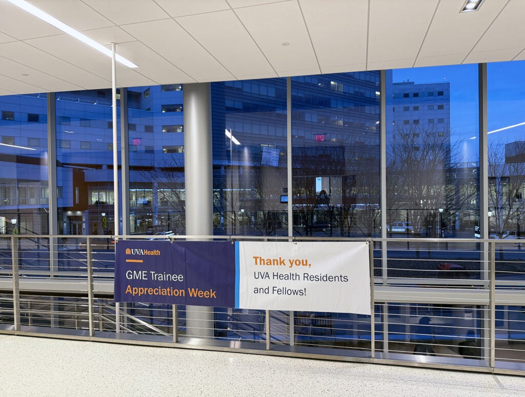 2026 GME Appreciation Week_UVA Health_sign