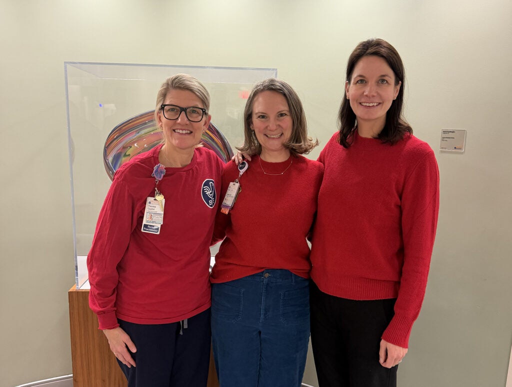 Theresa Guyton, Heart Failure NP; Elizabeth Enfield, Heart Failure Nurse Navigator; Kate Higginson, Heart Failure PA