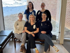 Kaylah Holsapple, Ashlynn Dinsmore, Caitlin Payne_Nicole Maupin, Sarah Jinkins_UVA Health_Earn While You Learn_RN