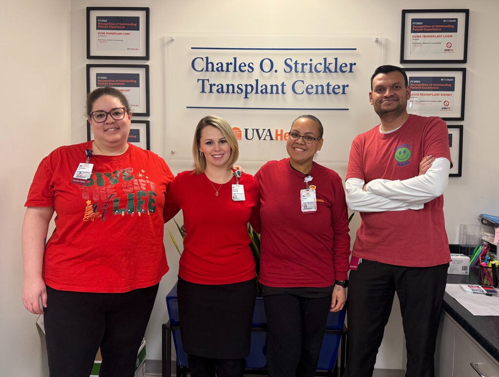 Transplant Services, Access team members. (Submitted by Candice Marshall, Access Manager, Transplant Services)