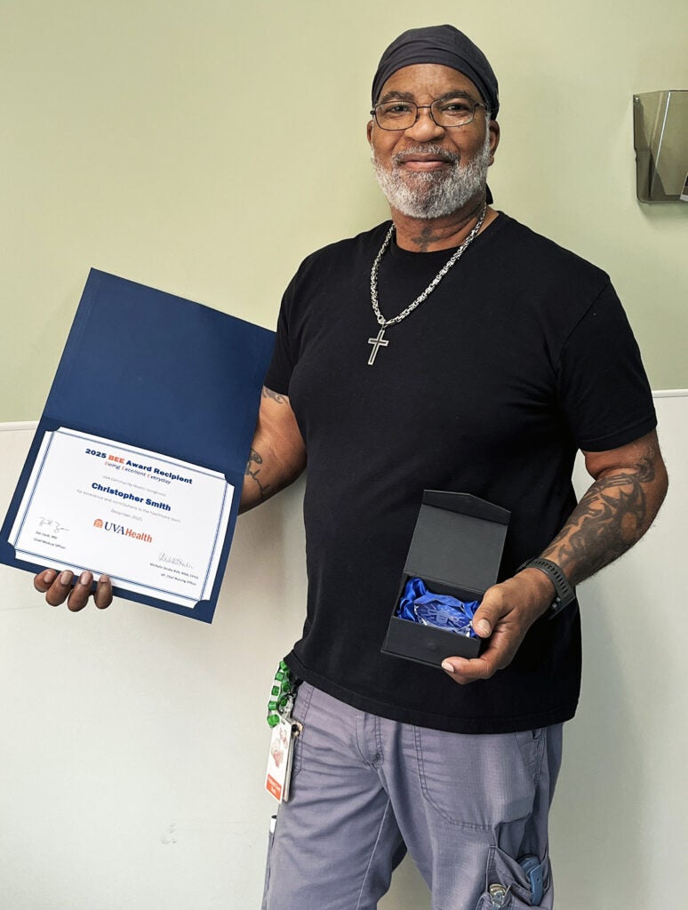 UVACH Bee Award_Chris Smith