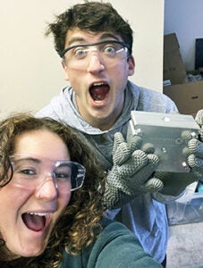 Zack Landsman and Elly Zaryzksi 