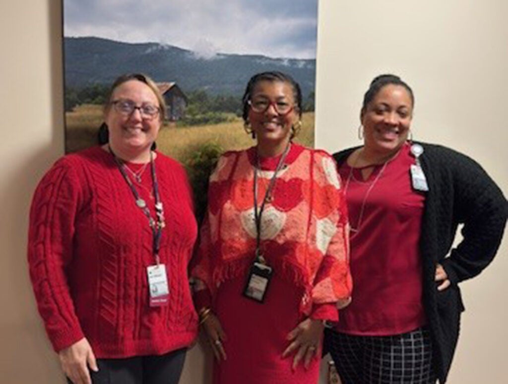 Zion Crossroads Access Team: Ann-Michael Lamb, Teshema Anderson, and Tamela Grooms