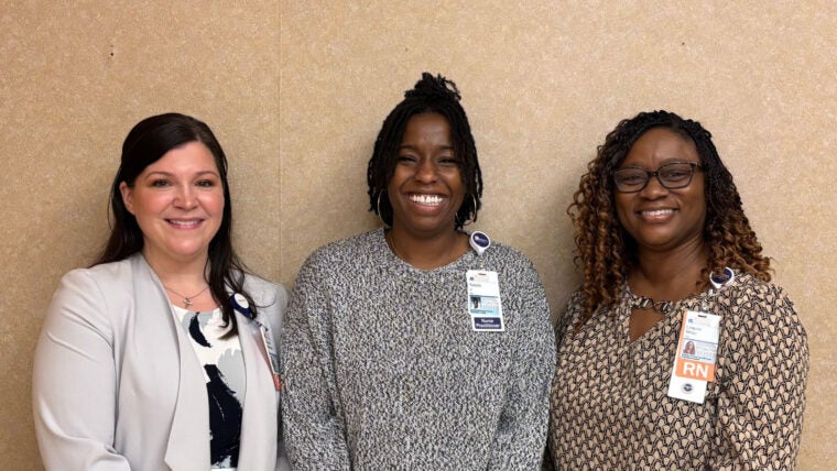 Christina Williamson, BSN, RN, OCN; Natalie Jefferson, DNP, APRN, FNP-BC; and Laquita Minor, MSN, BA, RN, NE-BC