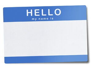hello my name is tag