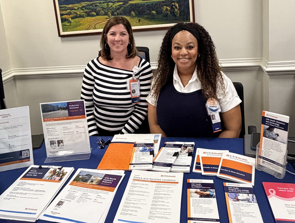 UVA Health Week, Culpeper MC, May 2026
