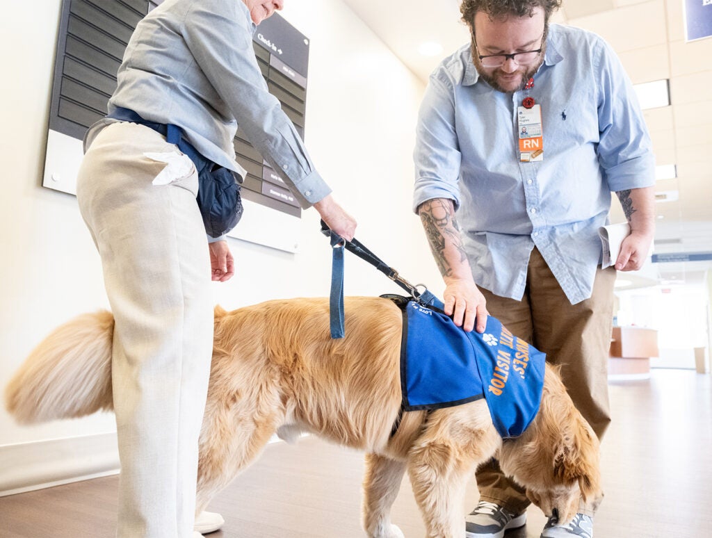 2026 UVA Health Nurses Week Therapy Dog