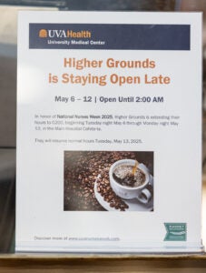 UVA_Nursing_Week_Signage_Higher_Grounds