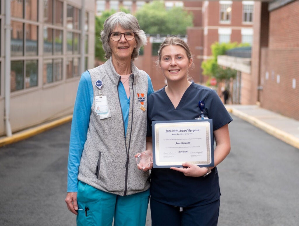 BEE Award_Anna Bosworth_UVA Health