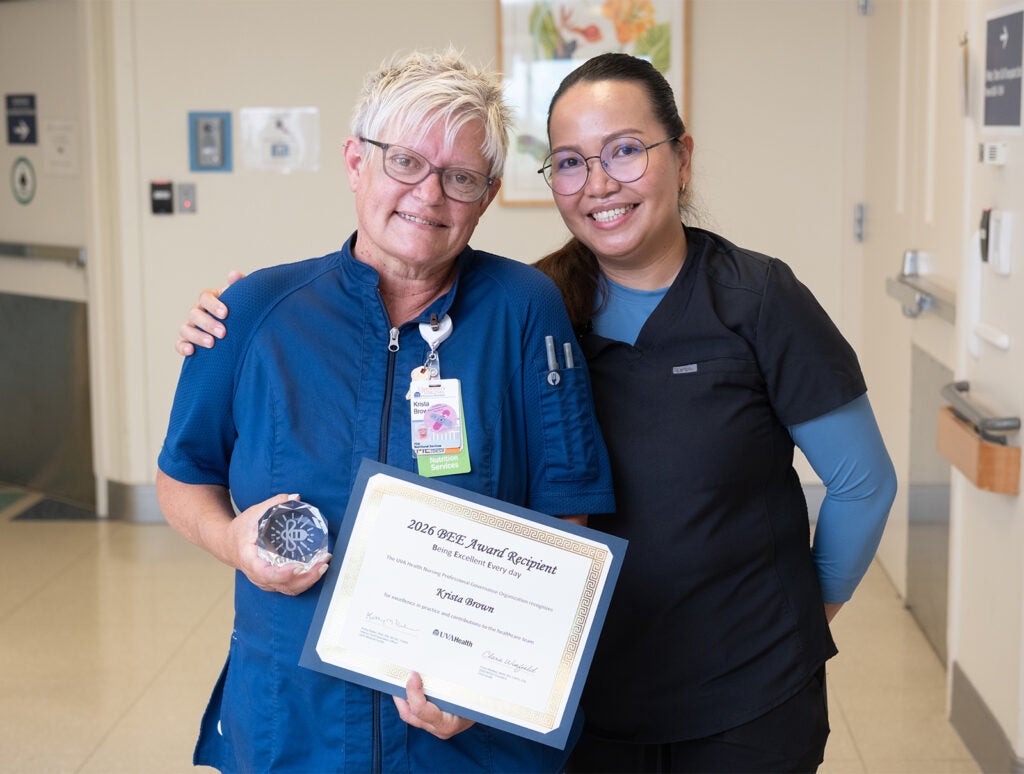 BEE-Award_Krista-Brown_UVA-Health-UMC