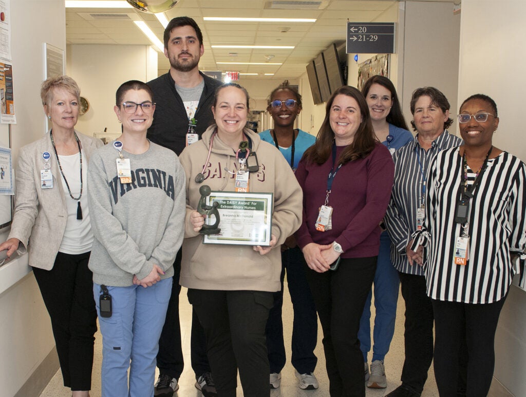 DAISY Award_Breanna McDonald_UVA Health