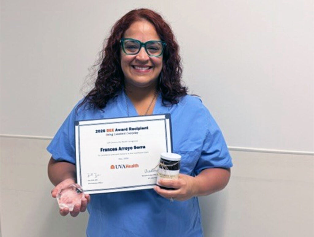 Francss-Arroyo_BEE-Award_UVA-Community-Health