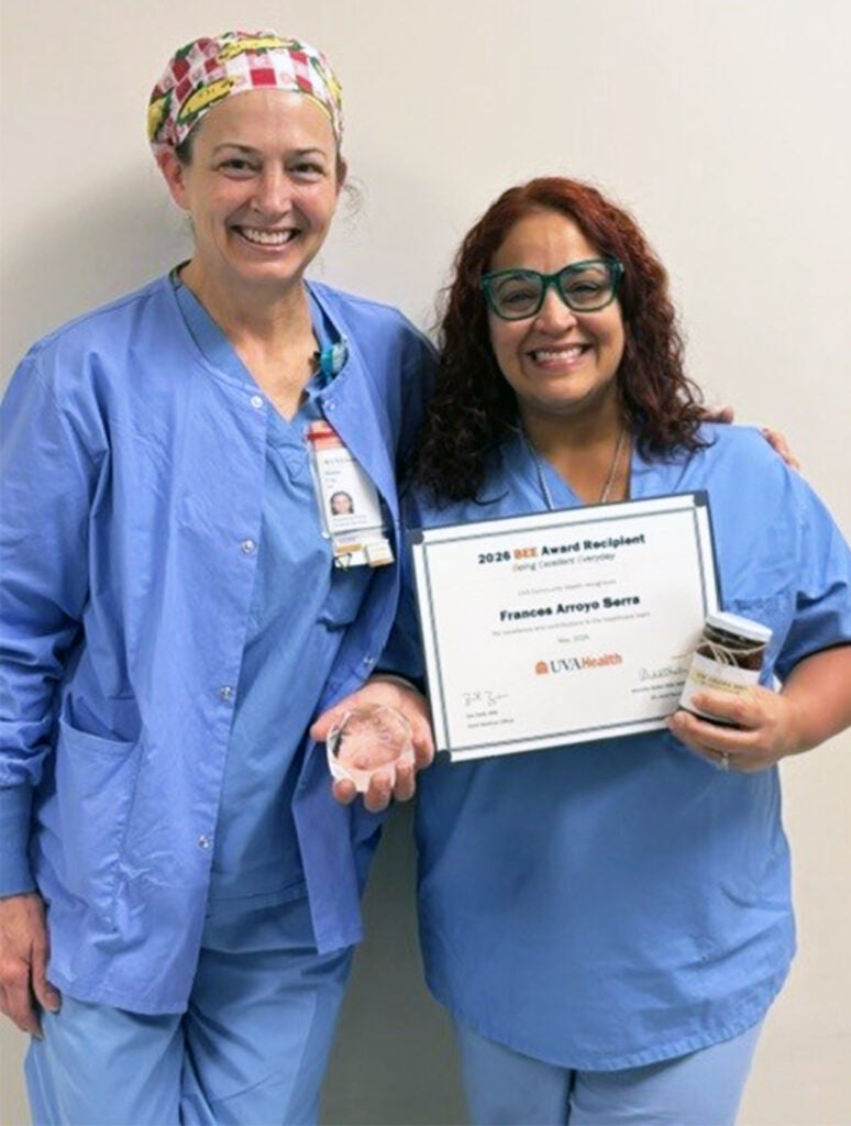 Francss-Arroyo_BEE-Award_UVA-Community-Health