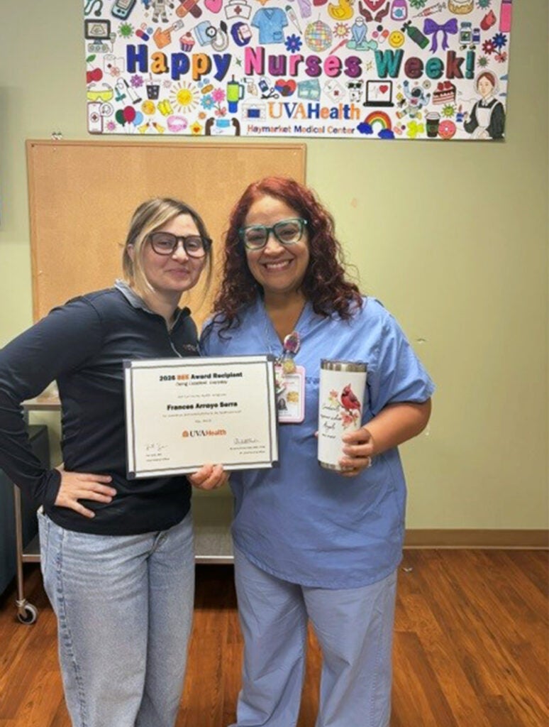 Francss-Arroyo_BEE-Award_UVA-Community-Health