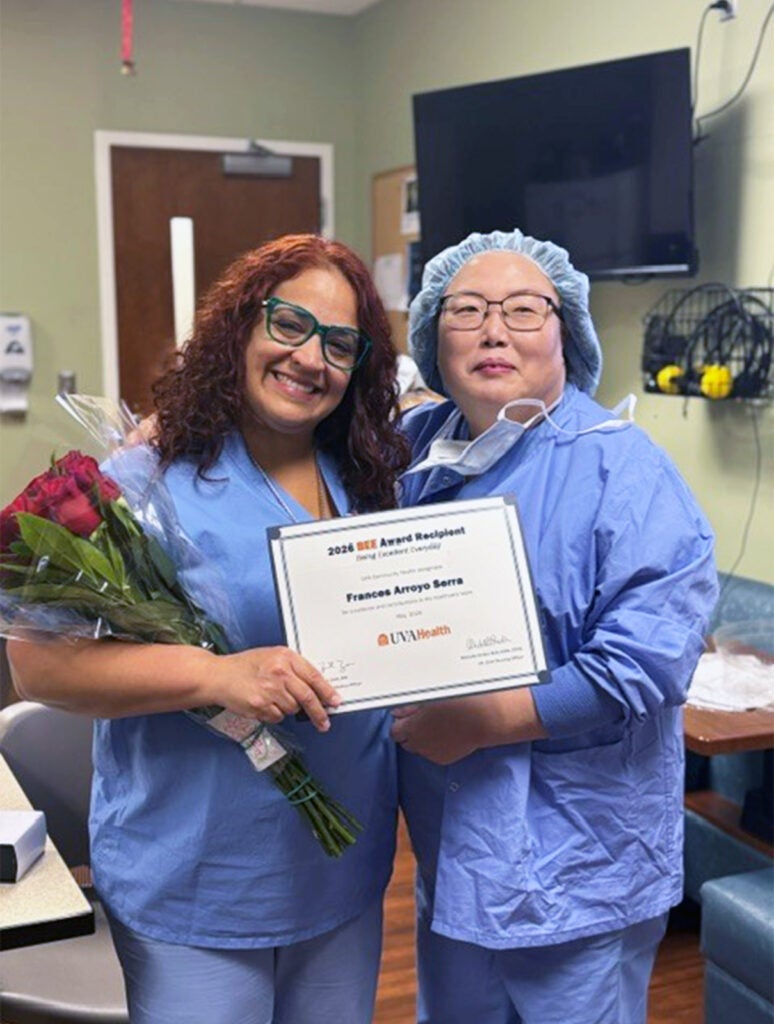 Francss-Arroyo_BEE-Award_UVA-Community-Health