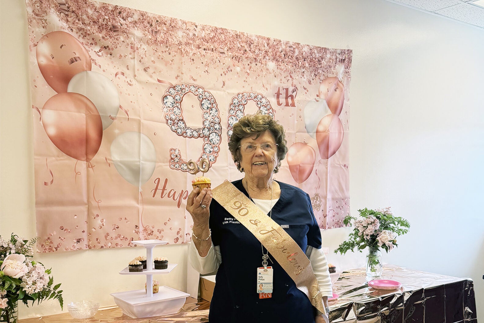 Hope at Work_UVA Health Nurse_Betty Phillips Turns 90
