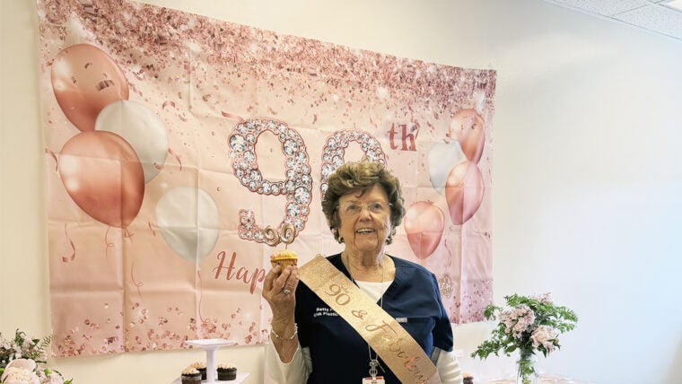 Hope at Work_UVA Health Nurse_Betty Phillips Turns 90