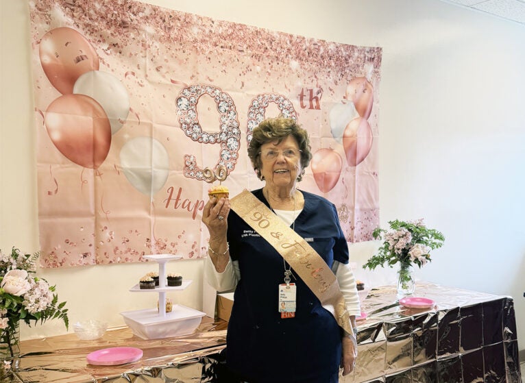 Hope at Work_UVA Health Nurse_Betty Phillips Turns 90