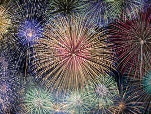fireworks display