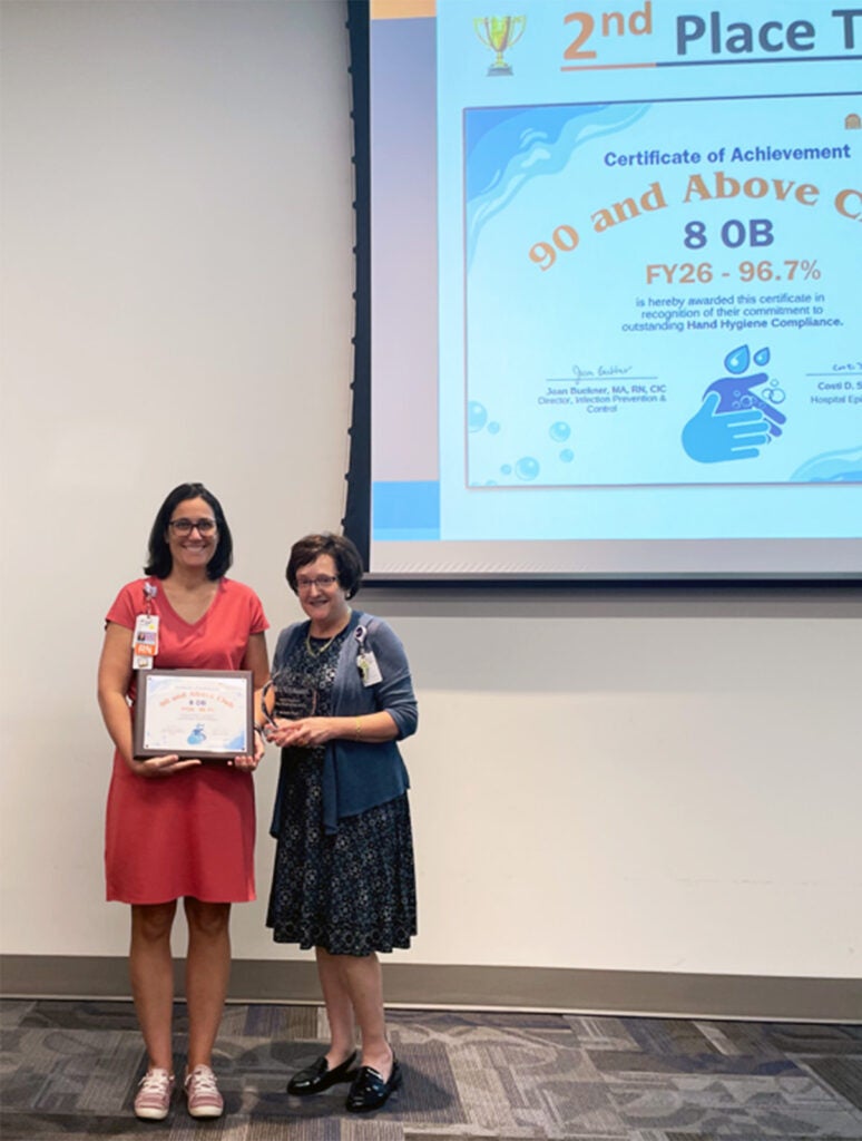 2026-Hand-Hygiene-Awards_UVA-Health-UMC_2nd-place_8-OB
