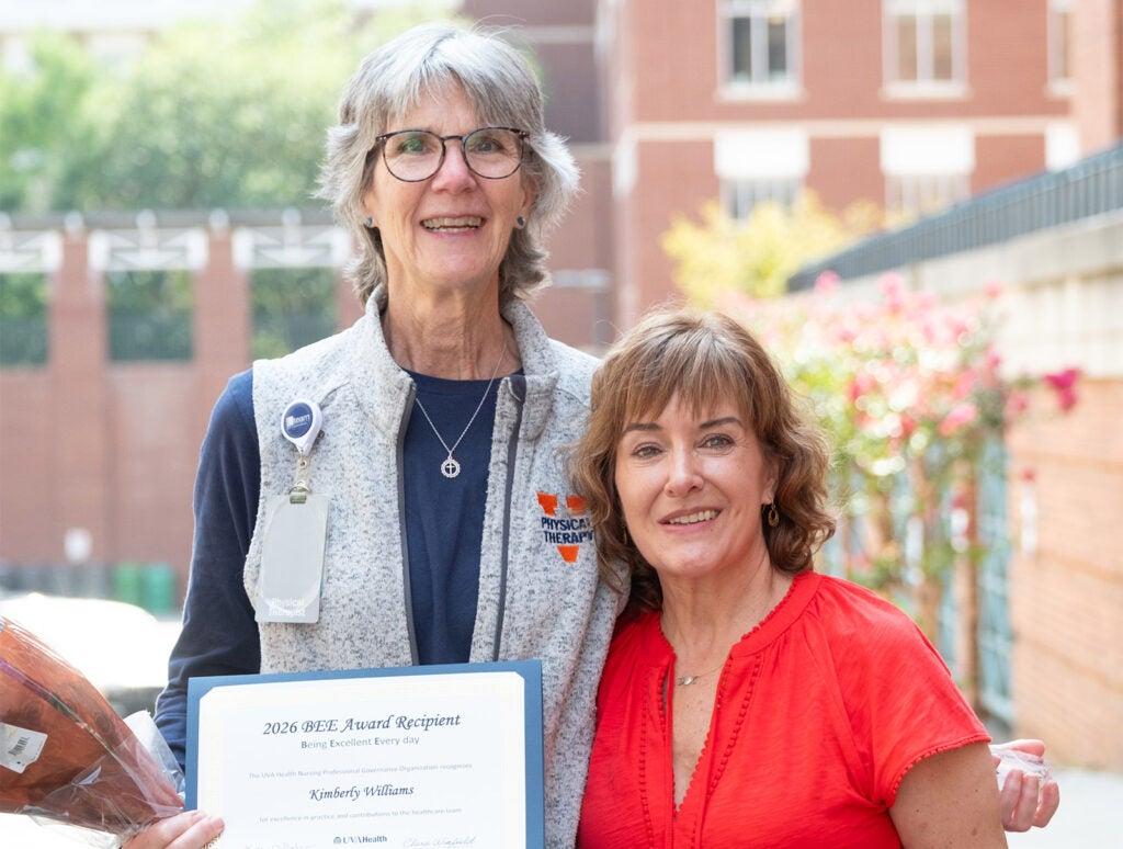 UVA-Health_Kimberly-Williams_Physical-Therapist_BEE-Award
