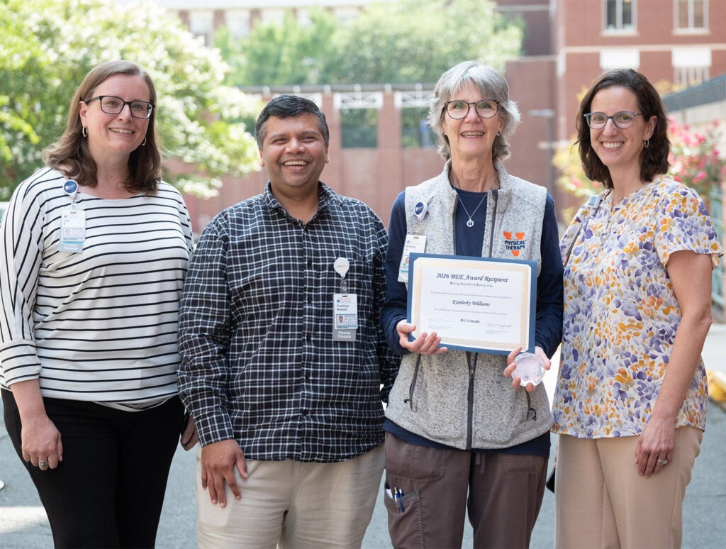 UVA-Health_Kimberly-Williams_Physical-Therapist_BEE-Award