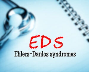 Ehlers-Danlos syndrome term. rare disease. medical conceptual image.