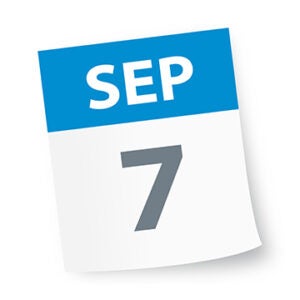 September 7 - Calendar Icon - Vector Illustration