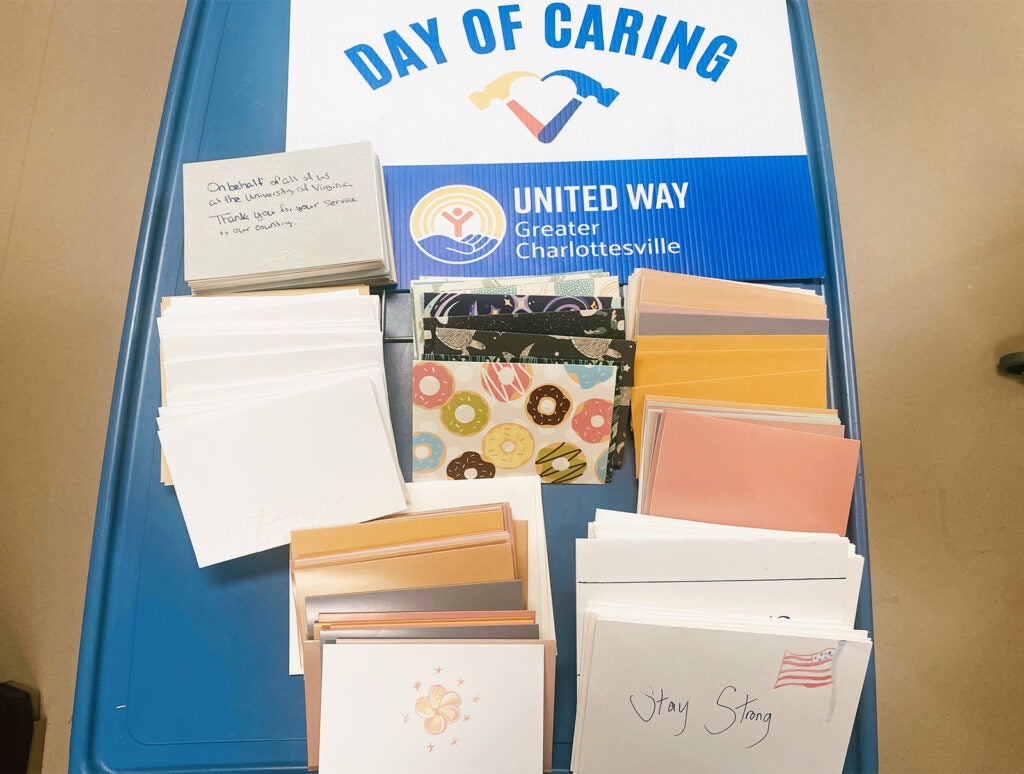 UVA Health Pharmacy team_Blue Star Famliies_2026 Day of Caring_cards
