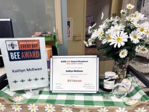 UVACH-BEE-Award_Kaitlyn-McEwen-BEE-Honoree_Culpeper Medical Center