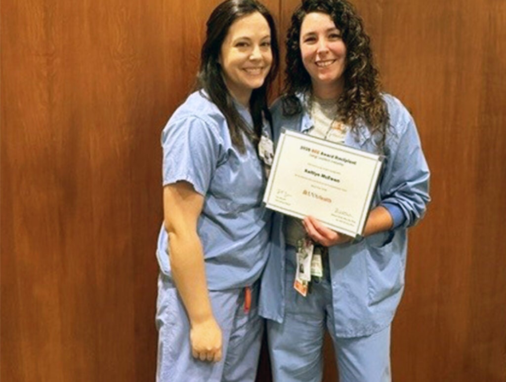 UVACH-BEE-Award_Kaitlyn-McEwen-BEE-Honoree_Culpeper Medical Center
