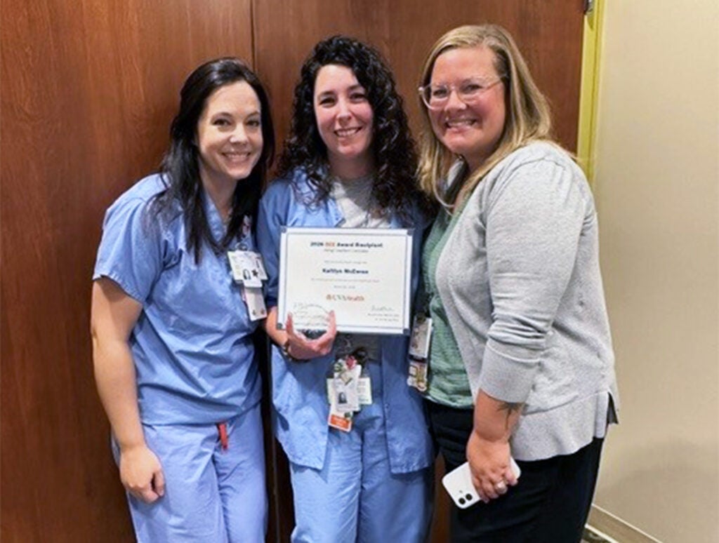 UVACH-BEE-Award_Kaitlyn-McEwen-BEE-Honoree_Culpeper Medical Center