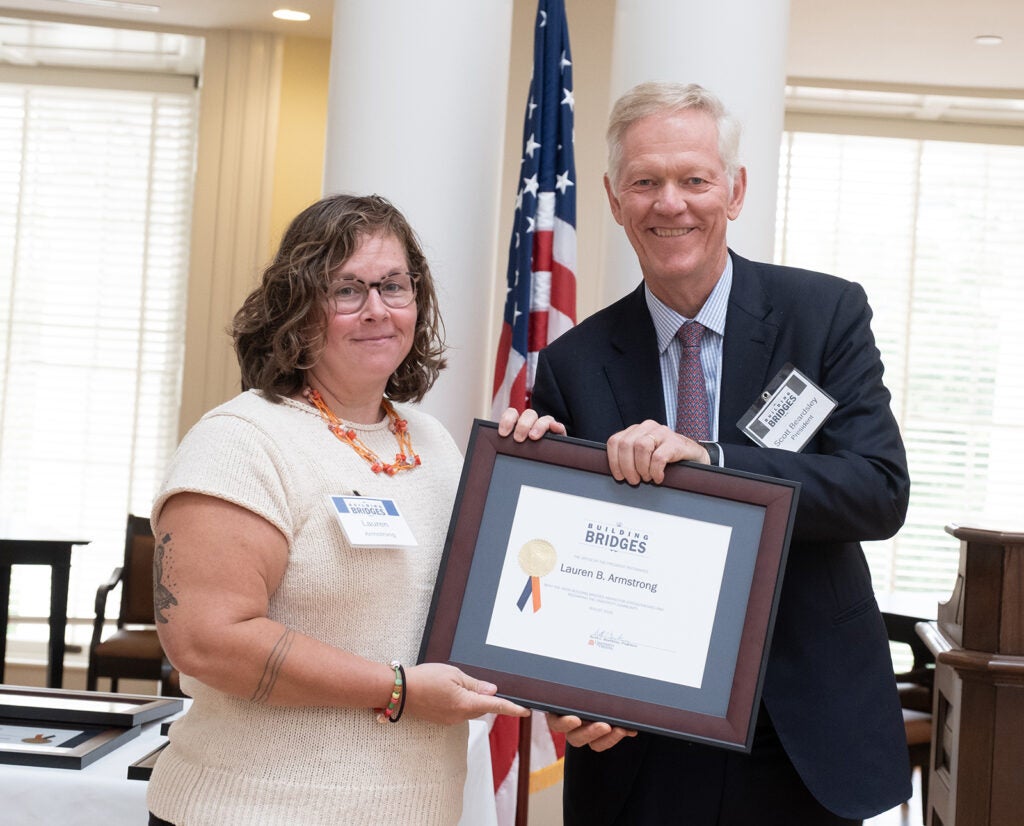 Hoos building bridges awardees