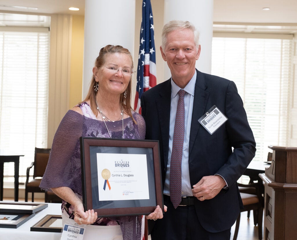 Hoos building bridges awardees