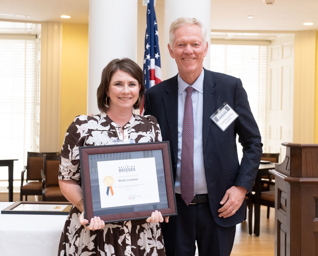 Hoos building bridges awardees
