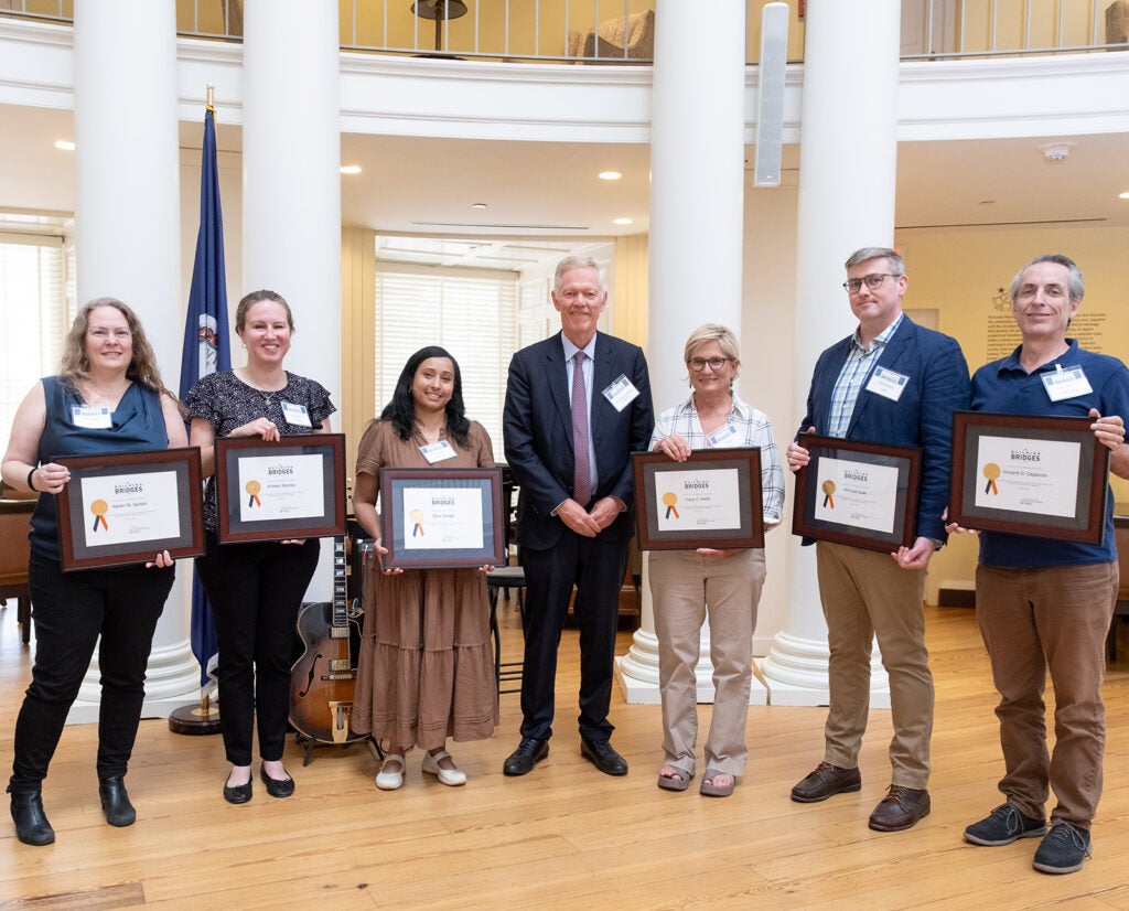 Hoos building bridges awardees