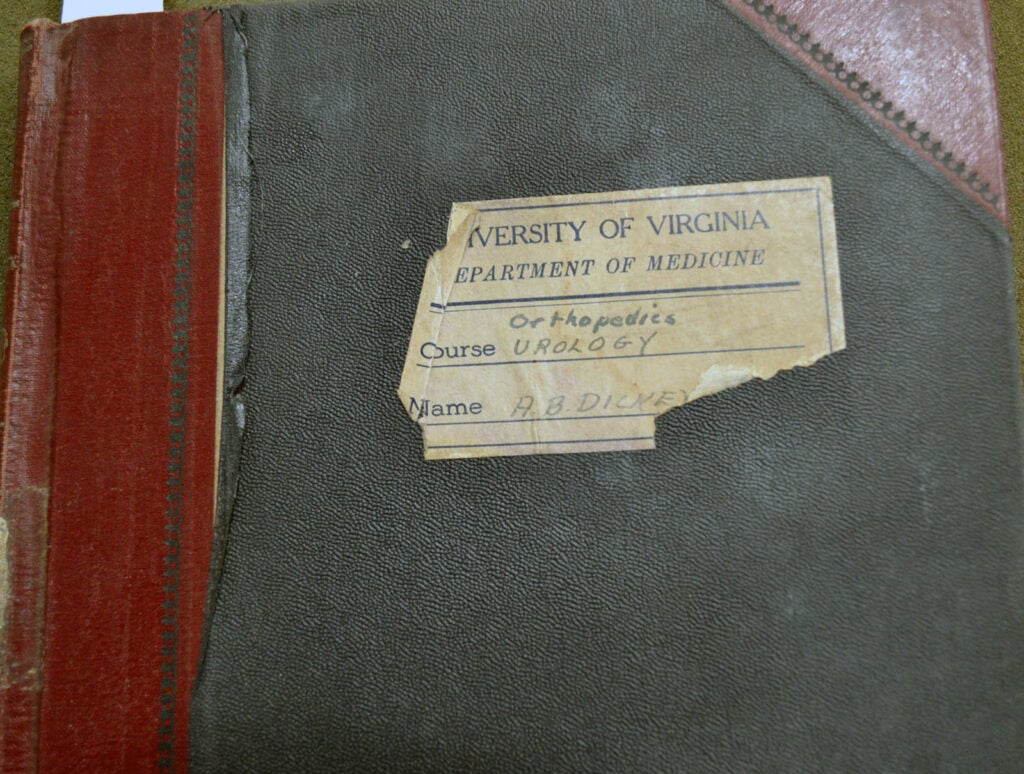 old student notebooks, orthopedics